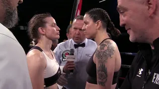 Mary Spencer (Canada) vs Femke Hermans (Belgium) BOXING, Women, IBO title fight