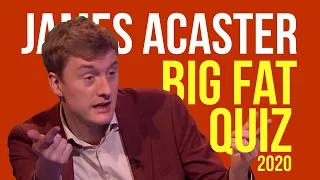 James Acaster on Big Fat Quiz 2020