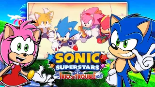 Sonic & Amy REACT to "Sonic Superstars: Trio of Trouble"!  🔵💨 🟣💨