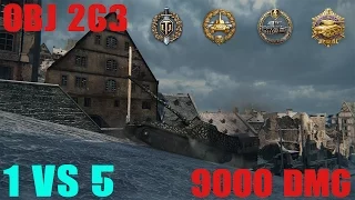 Obj. 263- Winter Himmelsdorf-9000 DMG-11 kills-1 vs 5