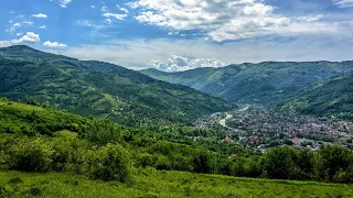 Vyzhnytsia. Rocks "Stretched Stones" and "Falcon's Eye". Nimchych Pass - Bukovyna