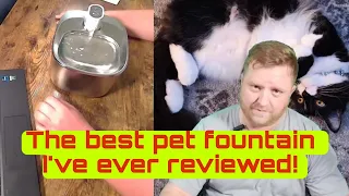 Review: APETDOLA Wireless Pet Water Fountain. Perfect for Cats & Dogs!
