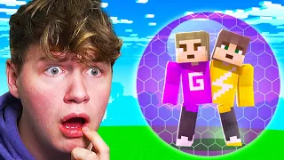 Minecraft MAAR We ZITTEN Aan ELKAAR VAST!