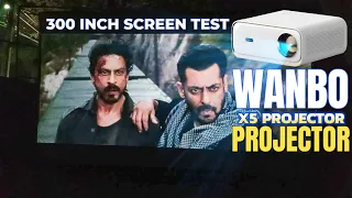 Wanbo X5 Projector 300 Inch Screen Test By Technical Reaction