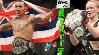 UFC 231 Results Highlights : Holloway vs Ortega - UFCTALKS