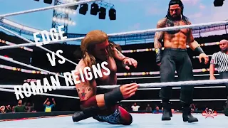 Edge vs Roman Reigns Wrestlemania 37 WWE 2K20 Dream Match Highlights