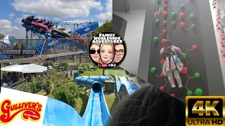 Gullivers Valley Theme Park Rotherham Vlog with New Rollercoaster POVs May 2023 4k