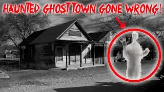 HAUNTED GHOST TOWN EXPLORE AT 3 AM GONE WRONG!! FT OMARGOSHTV