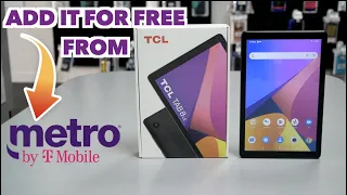 TCL TAB 8 LE Unboxing and Review the a Free Tablet from metro by t-mobile when you add on