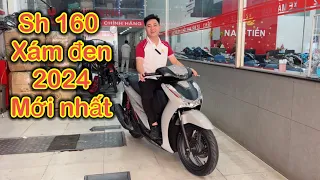 Honda Sh 160 màu xám thể thao 2024 - Nam hihi