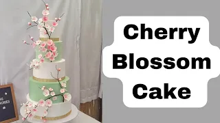 How To Make Beautiful Cherry Blossom Cake Design?