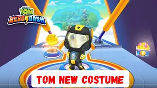 Talking Tom Hero Dash FULL SCREEN - Tom New Costume Gameplay #7