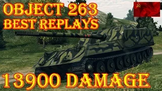 Best replays  Object 263  13,9K Damage  Swamp World of Tanks