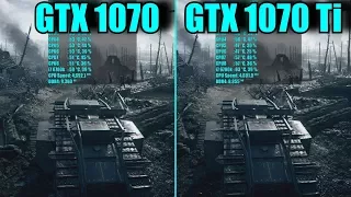 Battlefield 1 GTX 1070 - GTX 1070 Ti | 1080p - 1440p & 2160p FRAME-RATE COMPARISON
