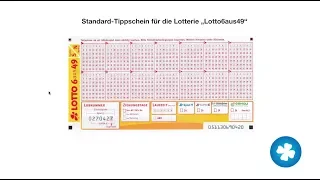 Lotto spielen - wie Du einen Lottoschein richtig ausfüllst!