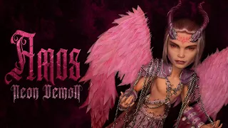 Amos • The Neon Demon • OOAK Custom Monster High Doll Repaint