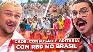 MOMENTOS ENGRAÇADOS E CAÓTICOS DE RBD NO BRASIL | Diva Depressão