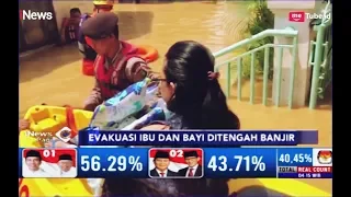 Dramatis, Petugas Evakuasi Ibu dan Bayi Ditengah Banjir - iNews Pagi 27/04