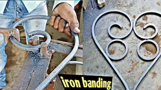Easy Way l How To Making Iron Bending l Window Grill Amazing Design l Bending ko Kaise Banate Hai