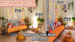 Meesho Home Decor Monsoon Living Room Makeover Part-2 in Budget #homedecor #meeshodecor
