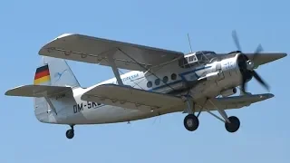 Smoky and Old ANTONOV An-2 | multiple Landings and Take-Offs | Incredible views!