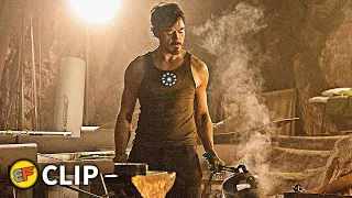 Tony Stark Builds Mark I Armor - First Suit Up Scene | Iron Man (2008) Movie Clip HD 4K