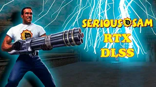 Serious Sam The First Encounter | RTX Gameplay + DLSS Comparison