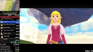 Skyward Sword Any% Speedrun in 1:24:18