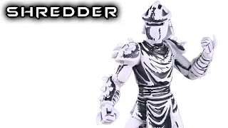 NECA SHREDDER Black & White Teenage Mutant Ninja Turtles Mirage Comics Action Figure Review