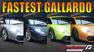 NFS Hot Pursuit Remastered - All 4 LAMBORGHINI Gallardos (Fastest Gallardo)