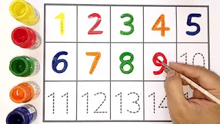 123 numbers, Counting, numbers, 1 to 20 numbers, numbers song, Alphabet  - 320