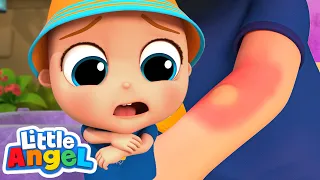 🩹Why Is My Skin So Itchy? KARAOKE!🩹 | LITTLE ANGEL! | Sing Along With Me! | Moonbug Kids Songs