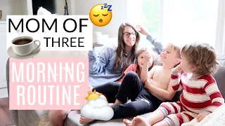 MORNING ROUTINE OF A STAY AT HOME MOM OF 3 // SUMMER MORNING ROUTINE