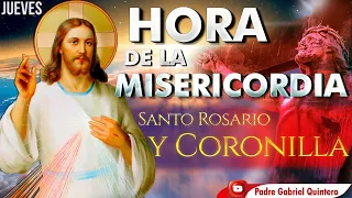 LA HORA DE LA MISERICORDIA Coronilla de la Misericordia y Santo Rosario de hoy jueves 25 de abril