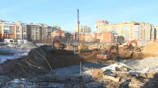 Как строят школу на Ленинградской