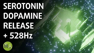 Serotonin + Dopamine Release Ambient Mix with Isochronic Tones, 528Hz