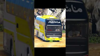 GTA 5 luxury bus mod... Off-roads... GTA Pakistan... Bus Lover #short