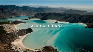 Soaring over Baja California in 4K - Mexico Aerial Views with Soothing Music