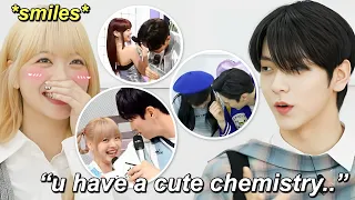 Eunchae & Chaemin getting exposed and teased by TXT Soobin (Music Bank funny moments 2023)