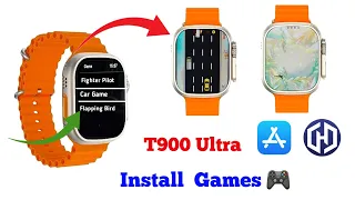 How To Install Game In T900 Ultra Smartwatch | T900 Ultra Install Games #smartwatchclub #game #tech