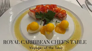 Royal Caribbean Chef's Table - Voyager of the Seas  INCREDIBLE Experience!