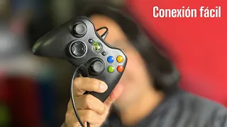 Cómo conectar un control con cable al Xbox 360 ?