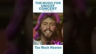 UNICEF Concert 1979: Bee Gees Too Much Heaven #shorts