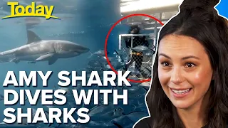 AMY SHARK dives with sharks AND talks new music | Today Show Australia