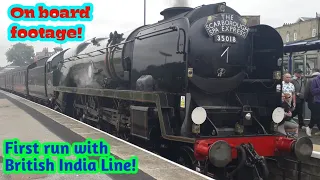 On board the Scarborough Spa Express with 35018 British India Line 12/7/18