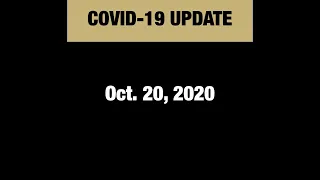 Oct. 20 weekly campus COVID-19 update