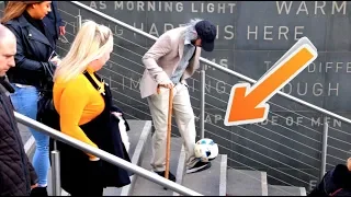 Old Man Crazy Football Skills Prank