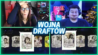 PRZESADZIŁ!!! WOJNA DRAFTÓW VS @junajtedpl !!!! EA FC 24 ULTIMATE TEAM |