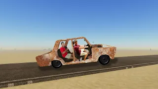 FIZEMOS UMA VIAGEM NO MEIO DO DESERTO DENTRO DE UM CARRO VELHO E ENFERRUJADO! (deu ruim?)