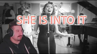 SHE'S INTO IT - Creep - Vintage Postmodern Jukebox Radiohead Cover ft. Haley Reinhart Reaction